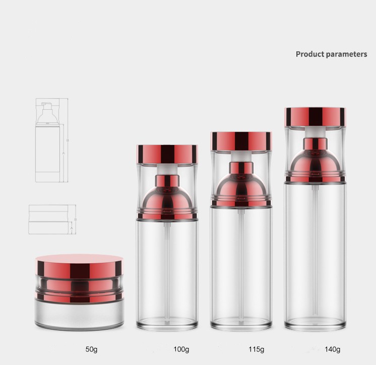 100ml Straight round cosmetic set bottle cosmetic PET package 6.jpg